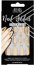 Düfte, Parfümerie und Kosmetik Falsche Nägel - Ardell Nail Addict Premium Artifical Nail Set Nude Jeweled