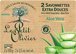 Düfte, Parfümerie und Kosmetik Extra sanfte Seife mit Aloe Vera Extrakt - Le Petit Olivier Aloe Vera