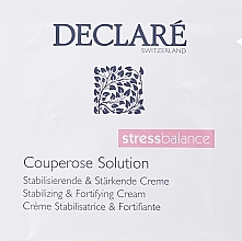 GESCHENK! Gesichtscreme gegen Couperose - Declare Stress Balance Couperose Solution (Probe)  — Bild N1