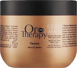 Düfte, Parfümerie und Kosmetik Haarmaske - Fanola Oro Therapy Gold 24K Mask All Hair Types