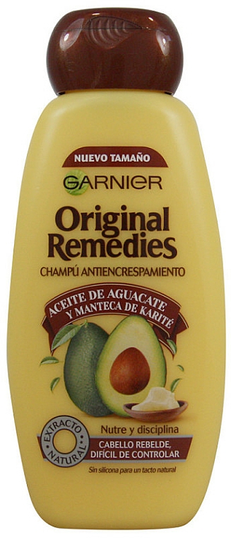Nährendes Shampoo mit Sheabutter und Avocadoöl für widerspenstiges Haar - Garnier Original Remedies Avocado Oil and Shea Butter Shampoo — Bild N2