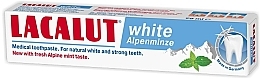 Aufhellende Zahnpasta für gesunde Zähne mit Alpenminzgeschmack - Lacalut White Alpenminze Toothpaste — Foto N2