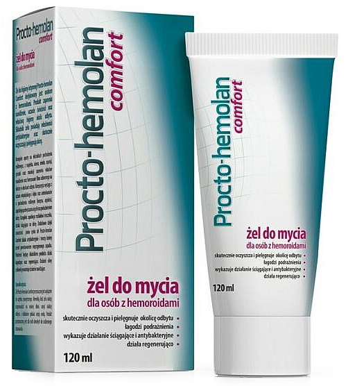 Reinigungsgel für die Intimhygiene gegen Hämorrhoiden - Aflofarm Procto-Hemolan Comfort Cleaning Gel