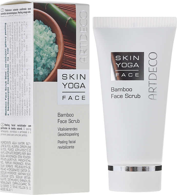 Vitalisierendes Gesichtspeeling mit Bambus - Artdeco Skin Yoga Face Bamboo Face Scrub — Bild N1