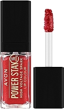 Flüssiger Lippenstift - Avon Power Stay 16H High Voltage Spark Lip Colour  — Bild N1