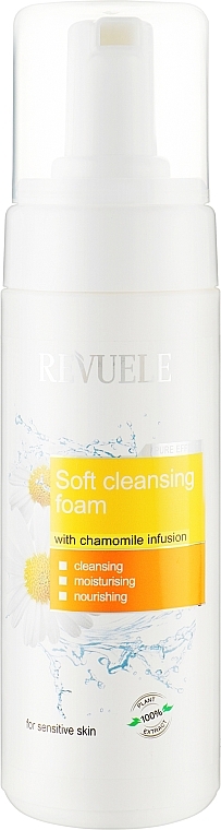 Schaum zum Waschen mit Kamille - Revuele Gentle Cleansing Foam With Chamomile Infusion — Bild N1