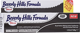 Düfte, Parfümerie und Kosmetik Zahnpasta mit Aktivkohle - Beverly Hills Formula Natural White Baking Soda With Charcoal