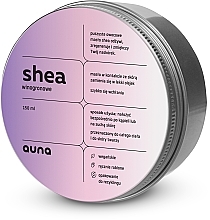 Düfte, Parfümerie und Kosmetik Sheabutter mit Traubenkernöl für Körper und Gesicht - Auna Shea Grape Butter