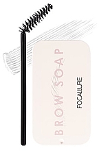 Düfte, Parfümerie und Kosmetik Seife zum Stylen der Augenbrauen - Focallure Eyebrow Soap With Brush