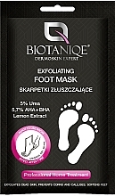 Maske für die Beine Zitrone - Biotaniqe Regenerating Foot Mask Extract Lemon — Bild N1