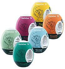 Spielzeugset für Paare - Satisfyer Masturbator Egg 6er Set assorted — Bild N2
