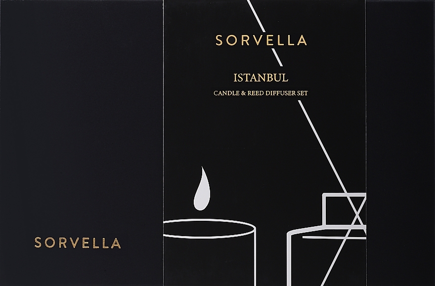 Duftset - Sorvella Perfume Home Fragrance Istanbul (Raumerfrischer 120ml + Duftkerze 170g) — Bild N1
