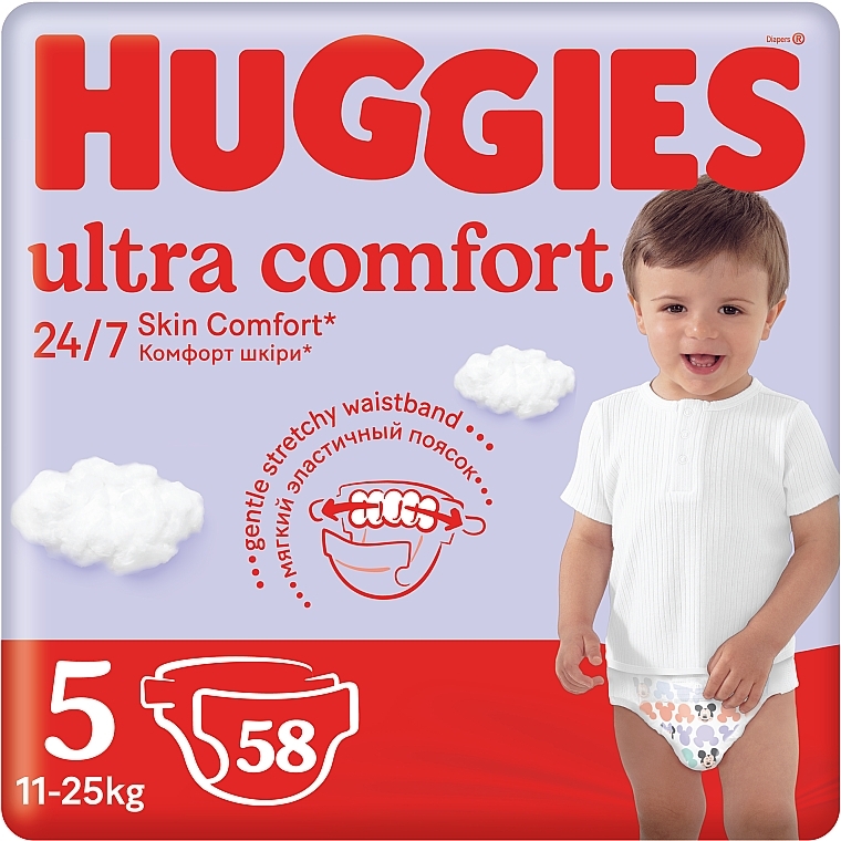 Windeln Ultra Comfort 11-25 kg Mega 58 St. - Huggies — Bild N1