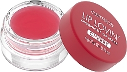 Lippenmaske - Catrice Lip Lovin' Overnight Lip Mask Cherry Pop  — Bild N1