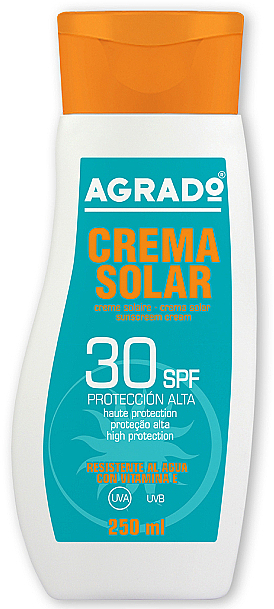 Sonnenschutzcreme für den Körper SPF30+ - Agrado Sun Solar Cream SPF30+ — Bild N1