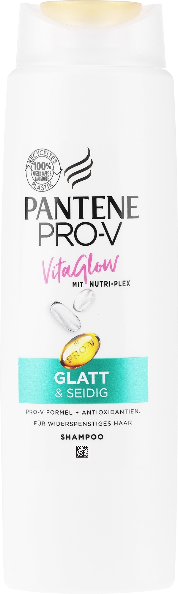 Anti-Frizz Shampoo für mehr Glaz und Geschmeidigkeit - Pantene Pro-V Smooth and Sleek Shampoo — Bild 300 ml