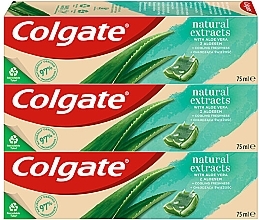 Set - Colgate Natural Extracts (toothpaste/3x75ml) — Bild N2