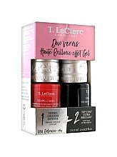 Düfte, Parfümerie und Kosmetik Nagellack-Set - T.LeClerc Duo Vernis Haute Brillance Effect Gel (nail/polish/5ml + top/coat/5ml)
