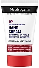 Düfte, Parfümerie und Kosmetik Unparfümierte Handcreme für angegriffene und trockene Haut - Neutrogena Norwegian Formula Concentrated Hand Cream Unscented
