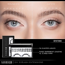 Künstliche Wimpern - Nanolash Diy Eyelash Extensions Divine — Bild N5