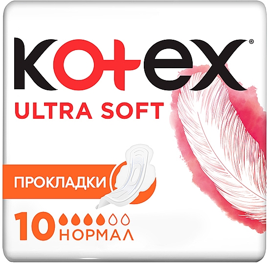 Damenbinden 10 St. - Kotex Ultra Dry&Soft Normal — Bild N1