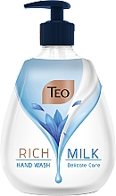 Düfte, Parfümerie und Kosmetik Flüssige Glycerinseife - Teo Milk Rich Tete-a-Tete Delicate Rose Liquid Soap