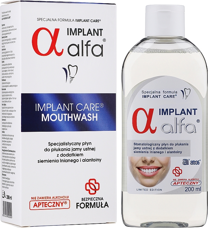 Spezialspülung für Patienten mit Implantaten - Alfa Implant Care Mouthwash — Bild N2