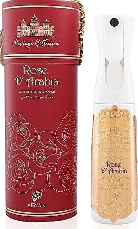 Spray für zu Hause - Afnan Perfumes Heritage Collection Rose D`Arabia Room & Fabric Mist — Bild N1