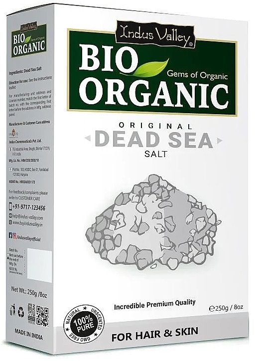 Salz aus dem Toten Meer - Indus Valley Bio Organic Original Dead Sea Salt — Bild N1