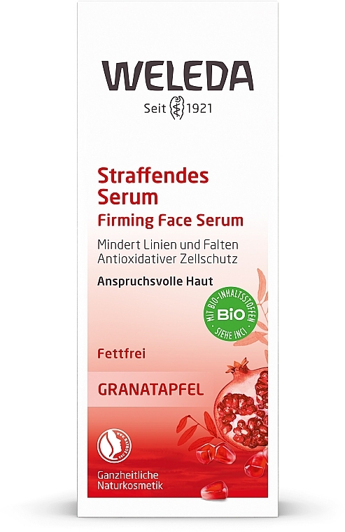 Regenerierendes und straffendes Gesichtsserum mit Granatapfel - Weleda Pomegranate Firming Face Serum — Bild N1