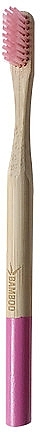 Zahnbürste aus Bambus mittel rosa - Himalaya dal 1989 Bamboo Toothbrush — Bild N2