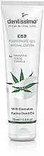 Düfte, Parfümerie und Kosmetik Zahnpasta-Gel mit Hanfsamenöl - Dentissimo CBD Toothpaste-Gel Special Edition with Cannabis Sativa Seed Oil