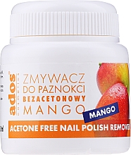 Düfte, Parfümerie und Kosmetik Nagellackentferner Mango mit Schwamm - Ados Acetone Free Nail Polish Remover