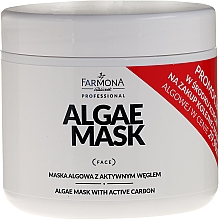 Düfte, Parfümerie und Kosmetik Algenmaske für das Gesicht mit Aktivkohle - Farmona Professional Algae Mask With Active Carbon