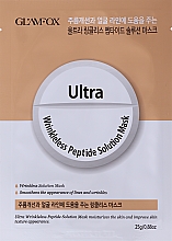 Anti-Falten Tuchmaske für das Gesicht für reife Haut - Glamfox Ultra Wrinkleless Peptide Solution Mask — Bild N1