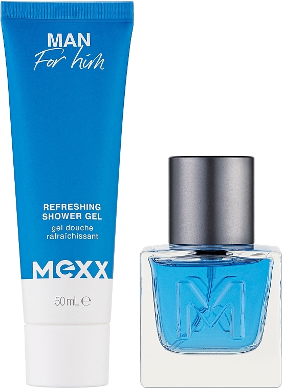 Mexx Man Gift Set - Duftset (Eau de Toilette 30ml + Duschgel 50ml)  — Bild N2