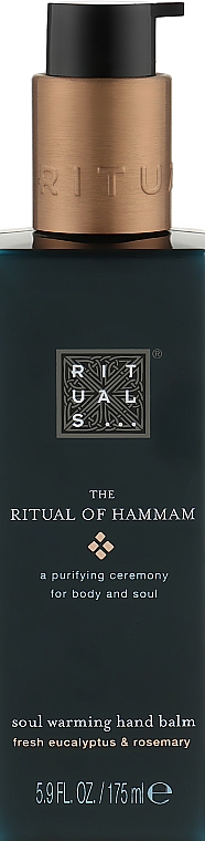 Pflegender Handbalsam mit Eukalyptus- und Rosmarinöl - Rituals The Ritual of Hammam Kitchen Hand Balm — Bild N1
