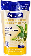 Düfte, Parfümerie und Kosmetik Flüssigseife "Linde und Weißer Tee" - On Line Liquid Soap (Nachfüller)