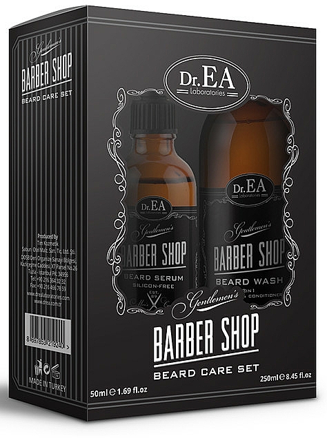 Bartpflegeset - Dr.EA Barber Shop Beard Care Set (Bartserum 50ml + Bartshampoo und Conditioner 250ml) — Bild N1