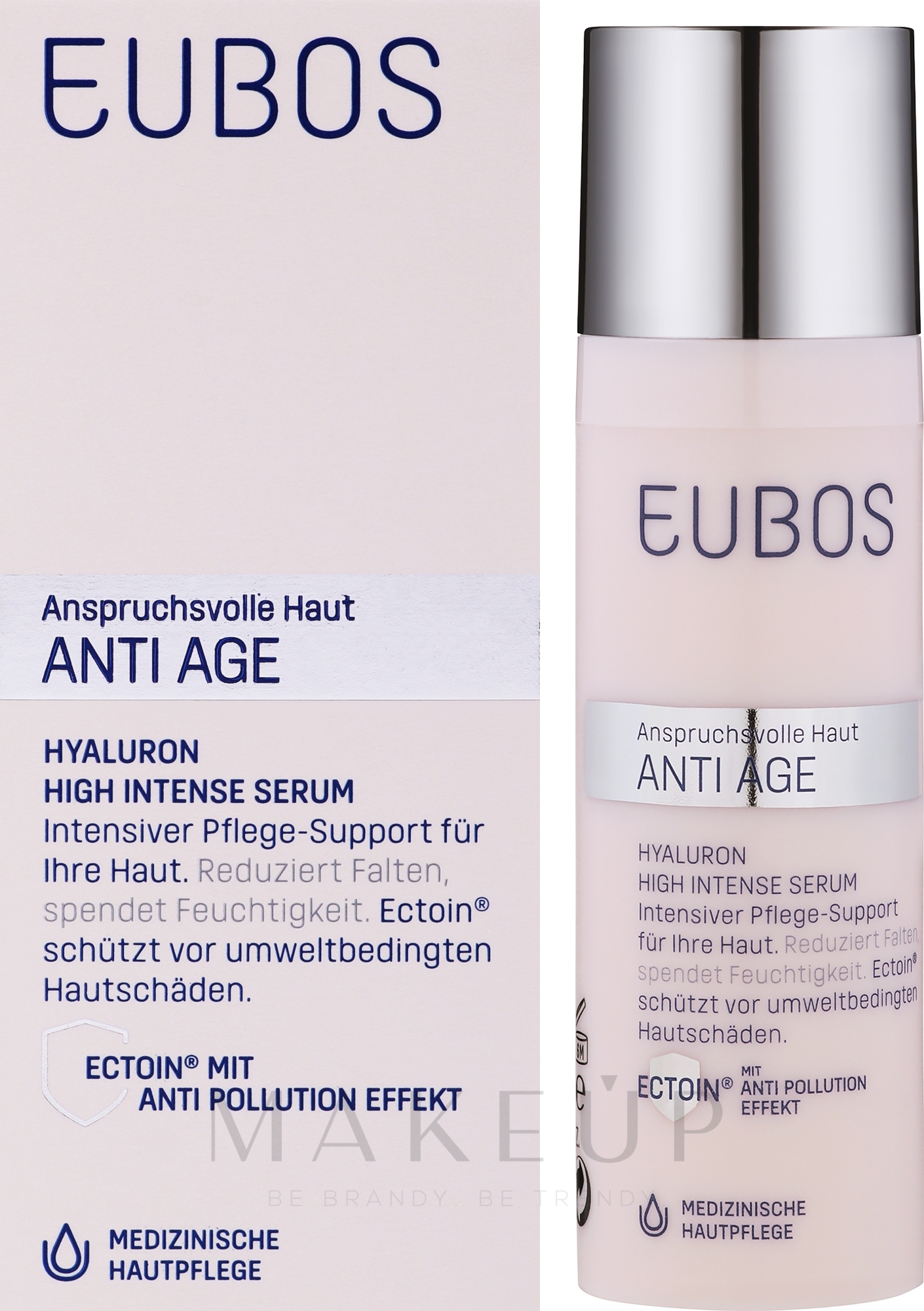 Intensives Anti-Aging Gesichtsserum mit Hyaluronsäure - Eubos Med Anti Age Hyaluron High Intense Serum — Bild 30 ml