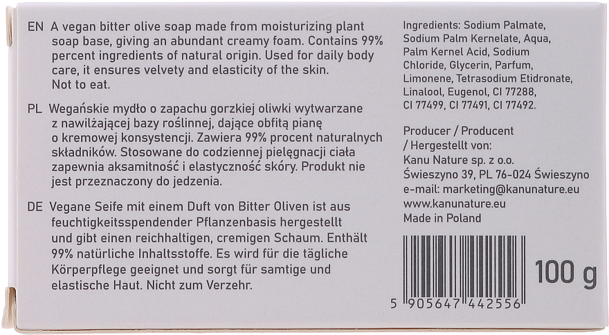 Hand- und Körperseife mit Olive - Kanu Nature Soap Bar Bitter Olive — Bild N2