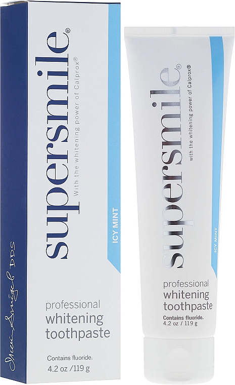 Professionelle aufhellende Zahnpasta Icy Mint - Supersmile Ice Mint Professional Teeth Whitening Toothpast — Bild N1