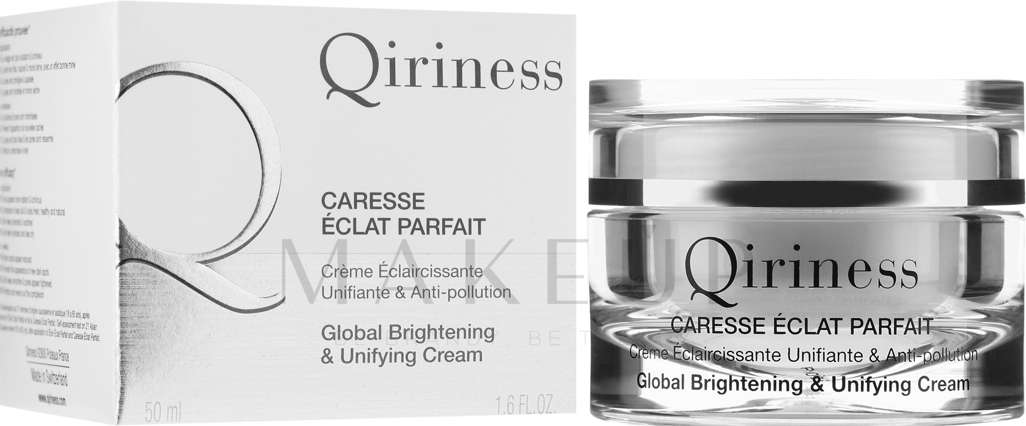 Aufhellende Gesichtscreme - Qiriness Global Brightening & Unifying Cream — Bild 50 ml