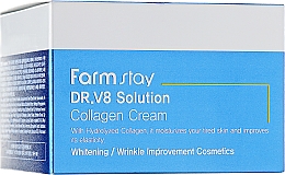 Anti-Falten-Gesichtscreme mit Kollagen mit aufhellender Wirkung - FarmStay DR.V8 Solution Collagen Cream — Bild N2