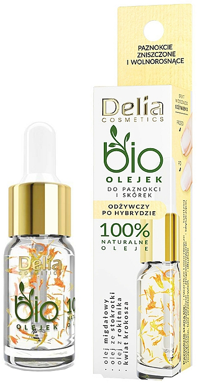 Pflegendes Nagel- und Nagelhautöl - Delia Cosmetics Bio Nail Oil — Bild N1