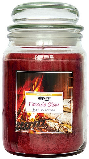 Duftkerze im Glas Fireside Glow - Airpure Jar Scented Candle Fireside Glow — Bild N1