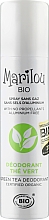 Düfte, Parfümerie und Kosmetik Bio Deodorant "Grüner Tee" - Marilou Bio Deodorant Spray Green Tea