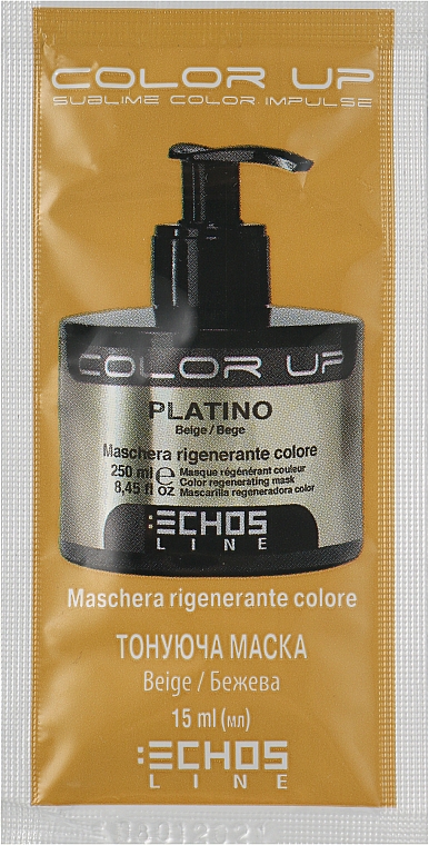 Tönende Haarmaske - Echosline Color Up Regenerating Color Mask (prybka) — Bild N1