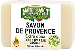 Düfte, Parfümerie und Kosmetik Seife mit Arganöl - Maitre Savon De Marseille Savon De Provence Argan Oil Soap Bar