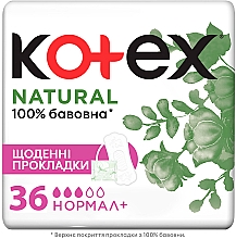 Düfte, Parfümerie und Kosmetik Slipeinlagen 36 St. - Kotex Natural Normal+